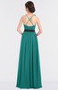 ColsBM Ivanna Emerald Green Elegant A-line Halter Sleeveless Floor Length Flower Bridesmaid Dresses