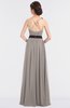 ColsBM Ivanna Fawn Elegant A-line Halter Sleeveless Floor Length Flower Bridesmaid Dresses