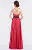 ColsBM Ivanna Guava Elegant A-line Halter Sleeveless Floor Length Flower Bridesmaid Dresses