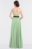 ColsBM Ivanna Light Green Elegant A-line Halter Sleeveless Floor Length Flower Bridesmaid Dresses