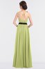 ColsBM Ivanna Lime Green Elegant A-line Halter Sleeveless Floor Length Flower Bridesmaid Dresses