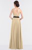 ColsBM Ivanna Marzipan Elegant A-line Halter Sleeveless Floor Length Flower Bridesmaid Dresses
