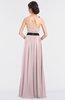 ColsBM Ivanna Petal Pink Elegant A-line Halter Sleeveless Floor Length Flower Bridesmaid Dresses