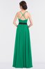 ColsBM Ivanna Sea Green Elegant A-line Halter Sleeveless Floor Length Flower Bridesmaid Dresses