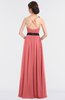 ColsBM Ivanna Shell Pink Elegant A-line Halter Sleeveless Floor Length Flower Bridesmaid Dresses