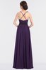 ColsBM Ivanna Violet Elegant A-line Halter Sleeveless Floor Length Flower Bridesmaid Dresses