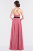 ColsBM Ivanna Watermelon Elegant A-line Halter Sleeveless Floor Length Flower Bridesmaid Dresses