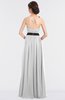 ColsBM Ivanna White Elegant A-line Halter Sleeveless Floor Length Flower Bridesmaid Dresses