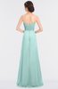 ColsBM Sadie Blue Glass Elegant A-line Zip up Floor Length Beaded Bridesmaid Dresses