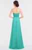 ColsBM Sadie Blue Turquoise Elegant A-line Zip up Floor Length Beaded Bridesmaid Dresses