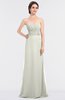 ColsBM Sadie Cream Elegant A-line Zip up Floor Length Beaded Bridesmaid Dresses