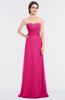 ColsBM Sadie Fandango Pink Elegant A-line Zip up Floor Length Beaded Bridesmaid Dresses