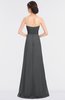 ColsBM Sadie Grey Elegant A-line Zip up Floor Length Beaded Bridesmaid Dresses