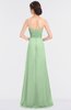 ColsBM Sadie Light Green Elegant A-line Zip up Floor Length Beaded Bridesmaid Dresses