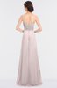 ColsBM Sadie Light Pink Elegant A-line Zip up Floor Length Beaded Bridesmaid Dresses