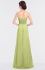 ColsBM Sadie Lime Green Elegant A-line Zip up Floor Length Beaded Bridesmaid Dresses