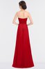 ColsBM Sadie Red Elegant A-line Zip up Floor Length Beaded Bridesmaid Dresses