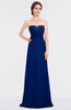 ColsBM Sadie Sodalite Blue Elegant A-line Zip up Floor Length Beaded Bridesmaid Dresses