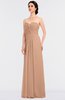 ColsBM Jenna Almost Apricot Modern A-line Sleeveless Zip up Ruching Bridesmaid Dresses