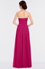 ColsBM Jenna Beetroot Purple Modern A-line Sleeveless Zip up Ruching Bridesmaid Dresses