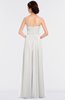 ColsBM Jenna Cloud White Modern A-line Sleeveless Zip up Ruching Bridesmaid Dresses
