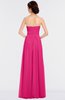 ColsBM Jenna Fandango Pink Modern A-line Sleeveless Zip up Ruching Bridesmaid Dresses