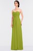 ColsBM Jenna Green Oasis Modern A-line Sleeveless Zip up Ruching Bridesmaid Dresses