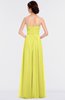 ColsBM Jenna Pale Yellow Modern A-line Sleeveless Zip up Ruching Bridesmaid Dresses