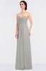 ColsBM Jenna Platinum Modern A-line Sleeveless Zip up Ruching Bridesmaid Dresses