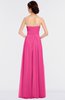ColsBM Jenna Rose Pink Modern A-line Sleeveless Zip up Ruching Bridesmaid Dresses