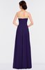 ColsBM Jenna Royal Purple Modern A-line Sleeveless Zip up Ruching Bridesmaid Dresses