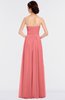 ColsBM Jenna Shell Pink Modern A-line Sleeveless Zip up Ruching Bridesmaid Dresses
