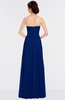 ColsBM Jenna Sodalite Blue Modern A-line Sleeveless Zip up Ruching Bridesmaid Dresses