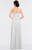 ColsBM Jenna White Modern A-line Sleeveless Zip up Ruching Bridesmaid Dresses