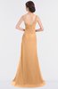 ColsBM Selah Apricot Sexy Sheath Asymmetric Neckline Sleeveless Sweep Train Beaded Bridesmaid Dresses