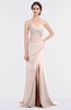 ColsBM Selah Silver Peony Sexy Sheath Asymmetric Neckline Sleeveless Sweep Train Beaded Bridesmaid Dresses