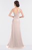 ColsBM Selah Silver Peony Sexy Sheath Asymmetric Neckline Sleeveless Sweep Train Beaded Bridesmaid Dresses