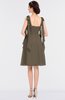 ColsBM Mariam Otter Mature Thick Straps Sleeveless Zip up Knee Length Bridesmaid Dresses