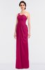 ColsBM Sandra Beetroot Purple Gorgeous A-line Zip up Floor Length Ruching Bridesmaid Dresses