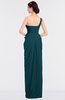 ColsBM Sandra Blue Green Gorgeous A-line Zip up Floor Length Ruching Bridesmaid Dresses