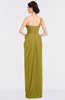 ColsBM Sandra Golden Olive Gorgeous A-line Zip up Floor Length Ruching Bridesmaid Dresses