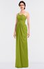 ColsBM Sandra Green Oasis Gorgeous A-line Zip up Floor Length Ruching Bridesmaid Dresses