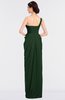 ColsBM Sandra Hunter Green Gorgeous A-line Zip up Floor Length Ruching Bridesmaid Dresses