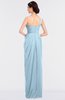 ColsBM Sandra Ice Blue Gorgeous A-line Zip up Floor Length Ruching Bridesmaid Dresses
