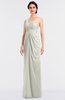 ColsBM Sandra Ivory Gorgeous A-line Zip up Floor Length Ruching Bridesmaid Dresses