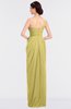 ColsBM Sandra Misted Yellow Gorgeous A-line Zip up Floor Length Ruching Bridesmaid Dresses