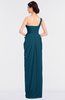 ColsBM Sandra Moroccan Blue Gorgeous A-line Zip up Floor Length Ruching Bridesmaid Dresses