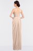 ColsBM Sandra Peach Puree Gorgeous A-line Zip up Floor Length Ruching Bridesmaid Dresses