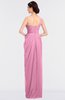 ColsBM Sandra Pink Gorgeous A-line Zip up Floor Length Ruching Bridesmaid Dresses