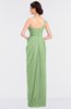 ColsBM Sandra Sage Green Gorgeous A-line Zip up Floor Length Ruching Bridesmaid Dresses